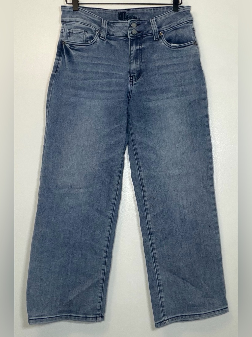 Kut from the Kloth Women's Light Blue Cropped Straight Jeans